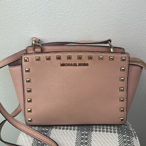 Michael Kors Salmon Pink Crossbody Bag